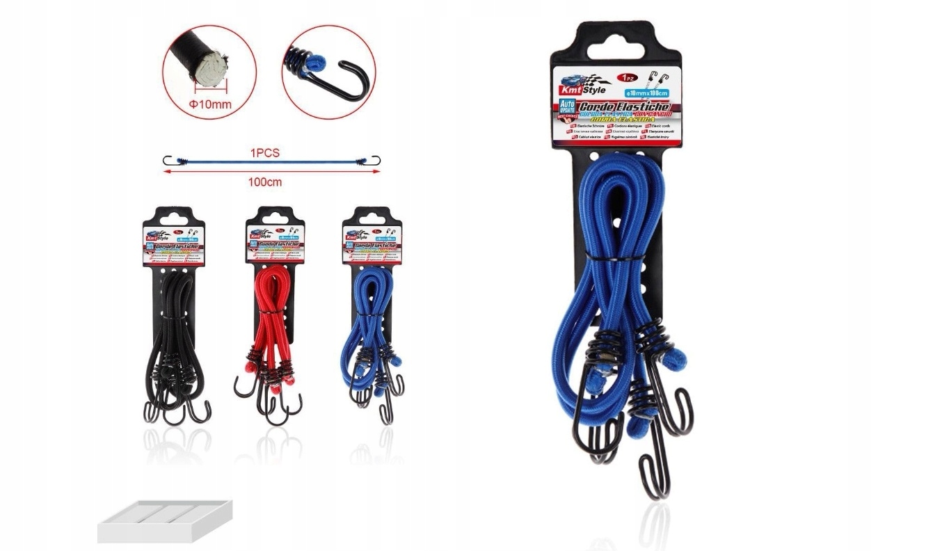 

Linka Do Mocowania Bagażu Linki Guma 100cm fi 10mm