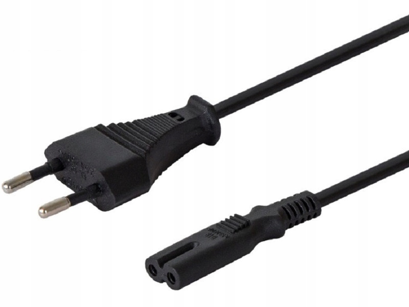 

Kabel zasilający Savio ósemka 2-PIN 3 m Czarny