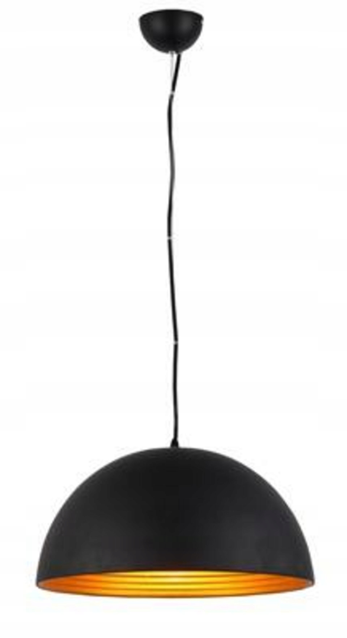 AZzardo Modena 40 závesné svietidlo AZ1394 čierna/zlatá metal E27 1x60W 40cm