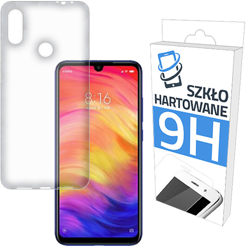 

Etui Slim + Szkło Hartowane do Xiaomi Redmi Note 7