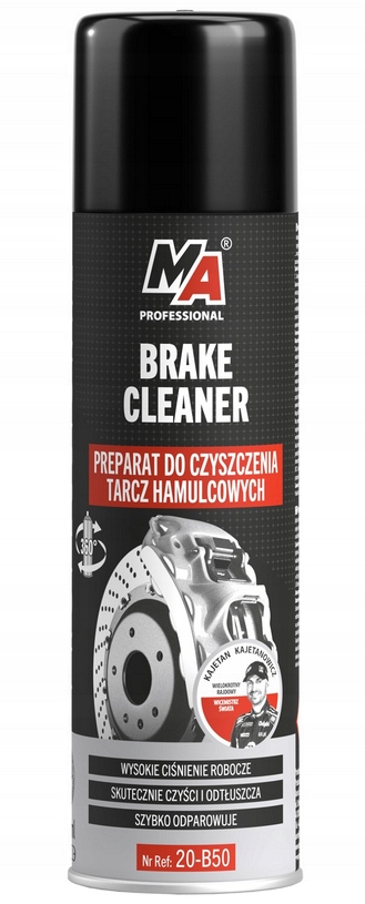 Brake Cleaner Pryska W Każdym Położeniu 500ML Moje Auto Professional