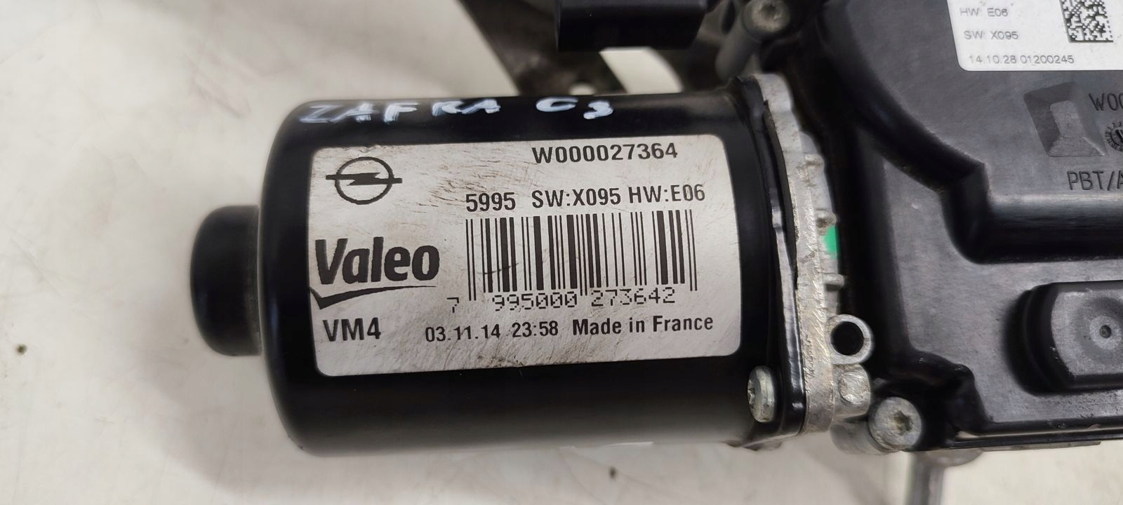 Wischergestänge links Opel Zafira C 1,4T 16V