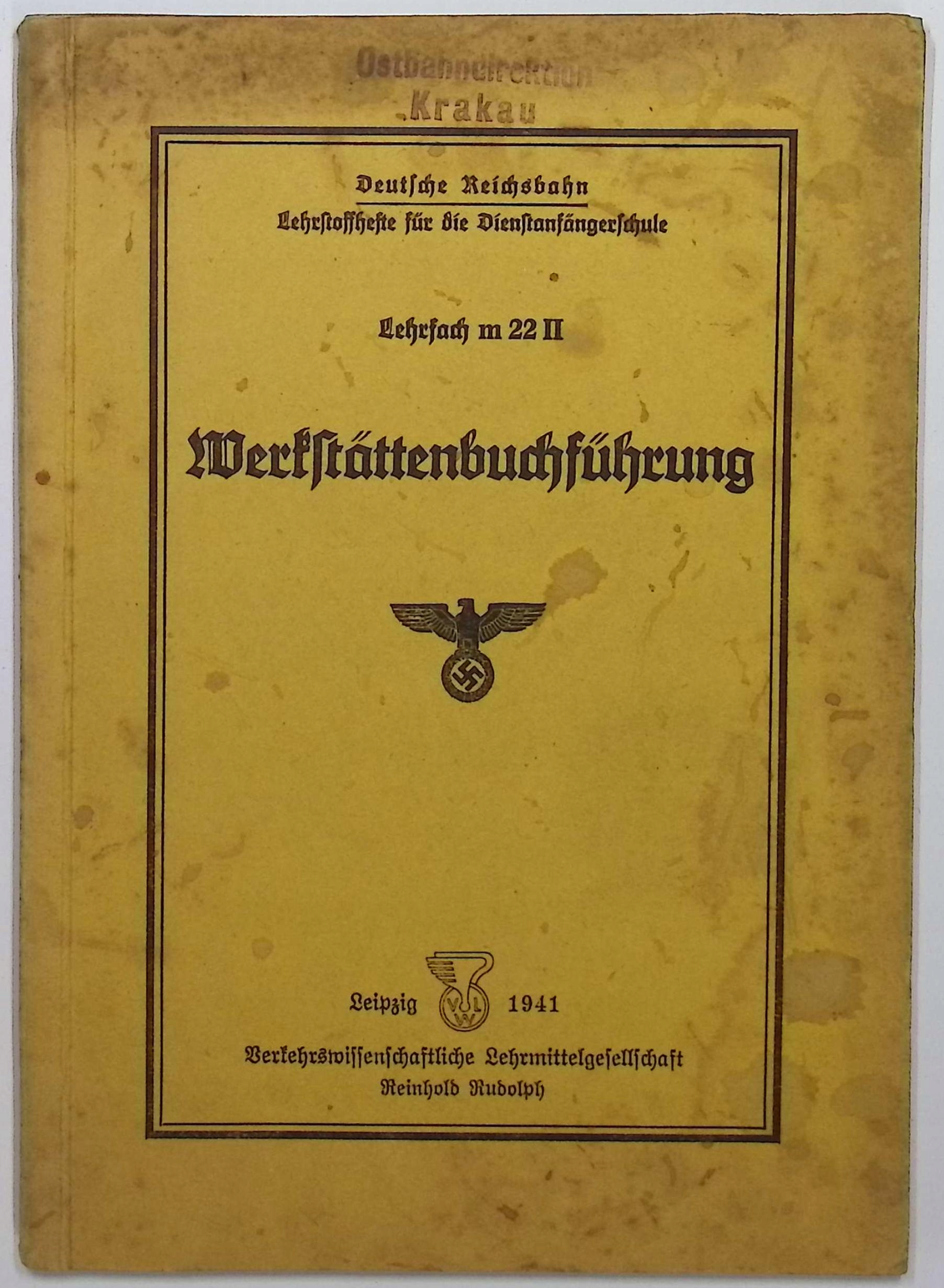 Werkstättenbuchführung (1941 r.)