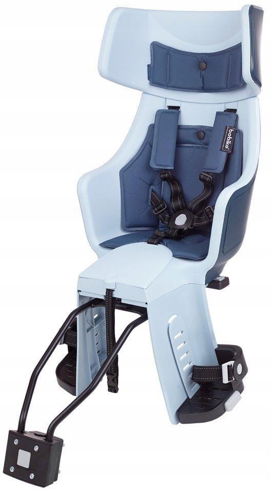 Bobike Exclusive Tour Plus Led – cyklosedačka připevněná k rámu Denim