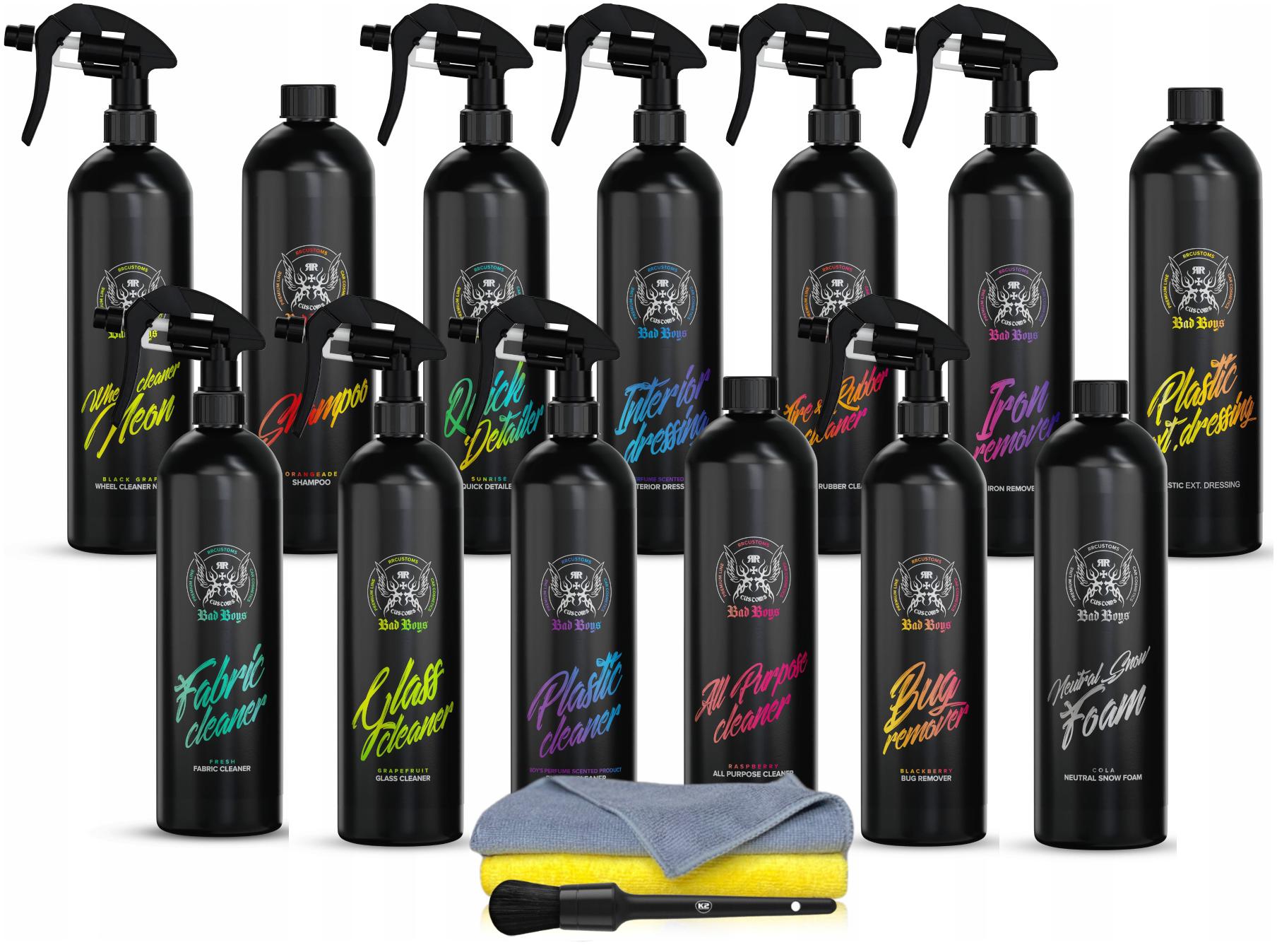 RR Customs RRC Bad Boys Mega Zestaw Kosmetyków Do Auta Detailing Prezent