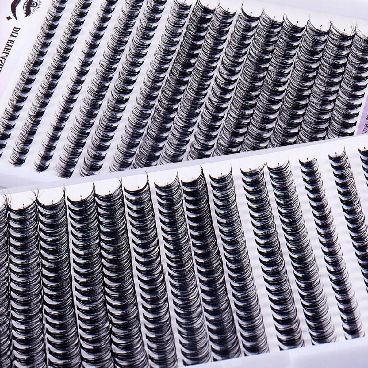 RZĘSY BONDINGOWE ZESTAW STARTOWY RZĘSY DIY 280 KĘPEK D CURL CLUSTER LASHES Kod producenta 6931281294540