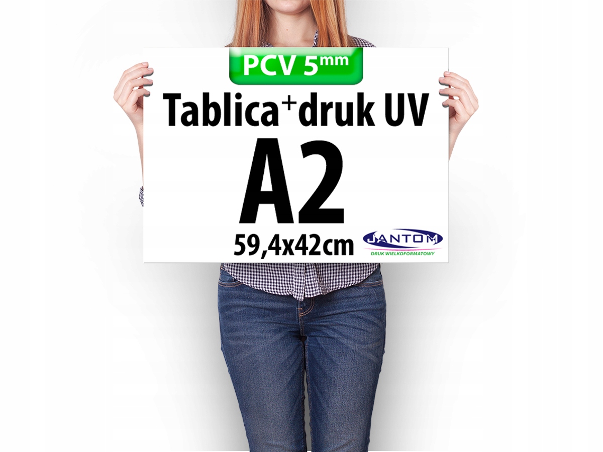 

Tablica Szyld Druk Uv Plansza Pcv 5mm A2