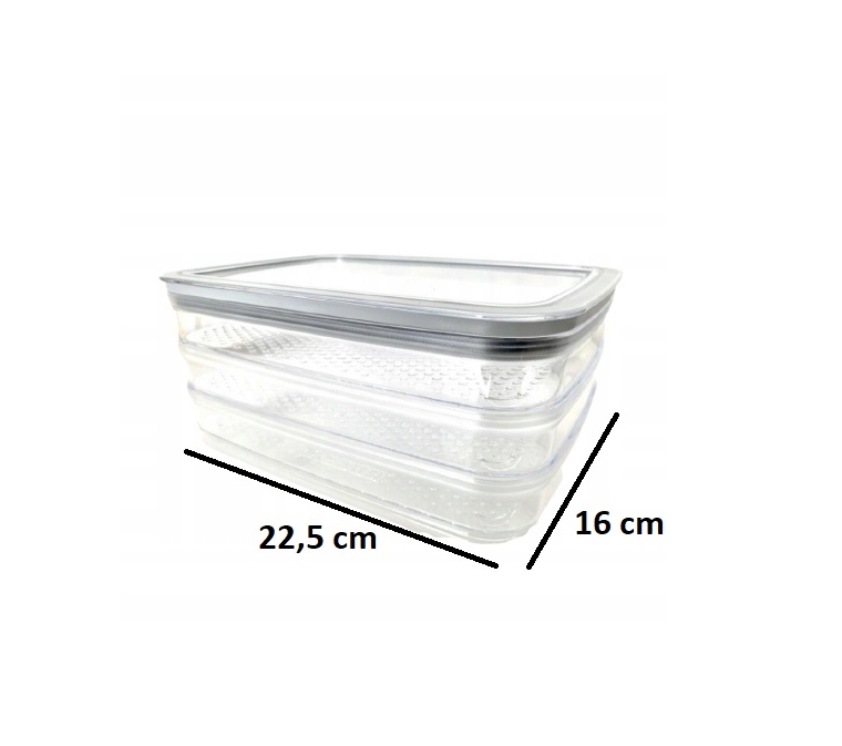 POJEMNIK NA WĘDLINY SZYNKE SER ŻYWNOŚĆ 3 POZIOMY Cechy dodatkowe możliwość mycia w zmywarce