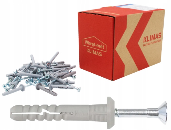 

Kołki Szybkiego Montażu Z Kołnierzem 6x60 200 Szt