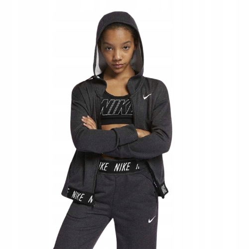 r. S (128-137 CM) Nike Bluza Dziecięca hoodie sportowa z kapturem na zamek