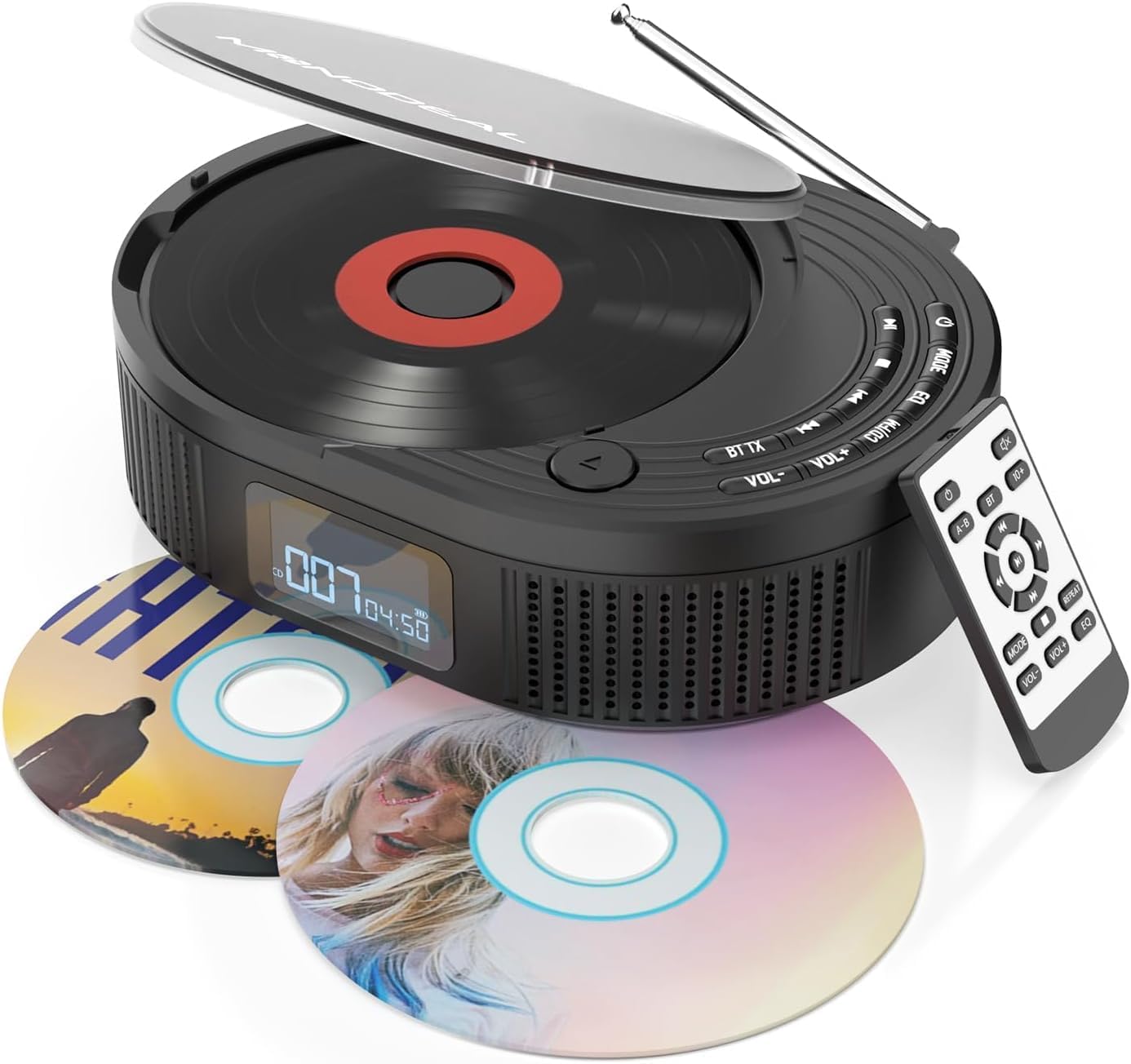 Monodeal MD-706 Boombox Přehrávač CD Disků, Bluetooth Reproduktorová Jednotka