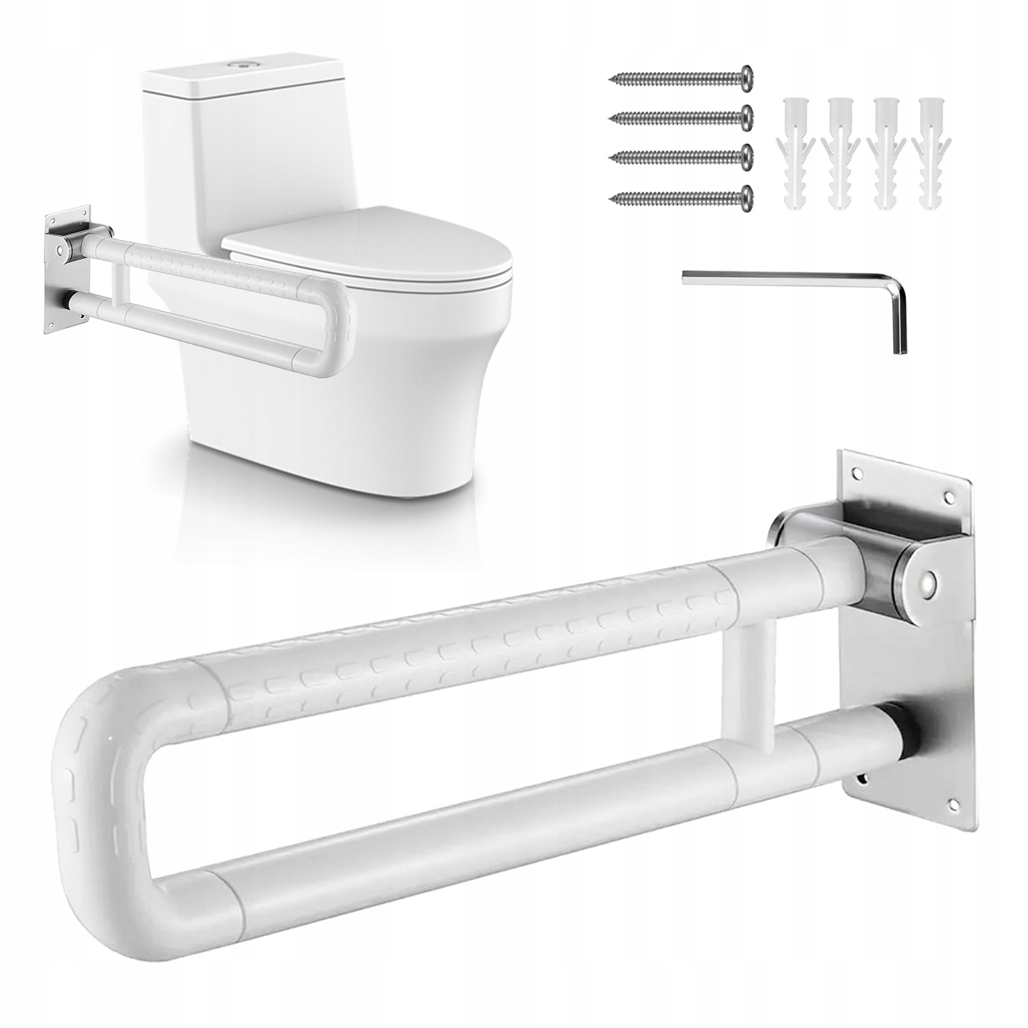 Uchwyty Łazienkowe Dla Seniorów Składany Uchwyt Do Toalety Antypoślizgowe