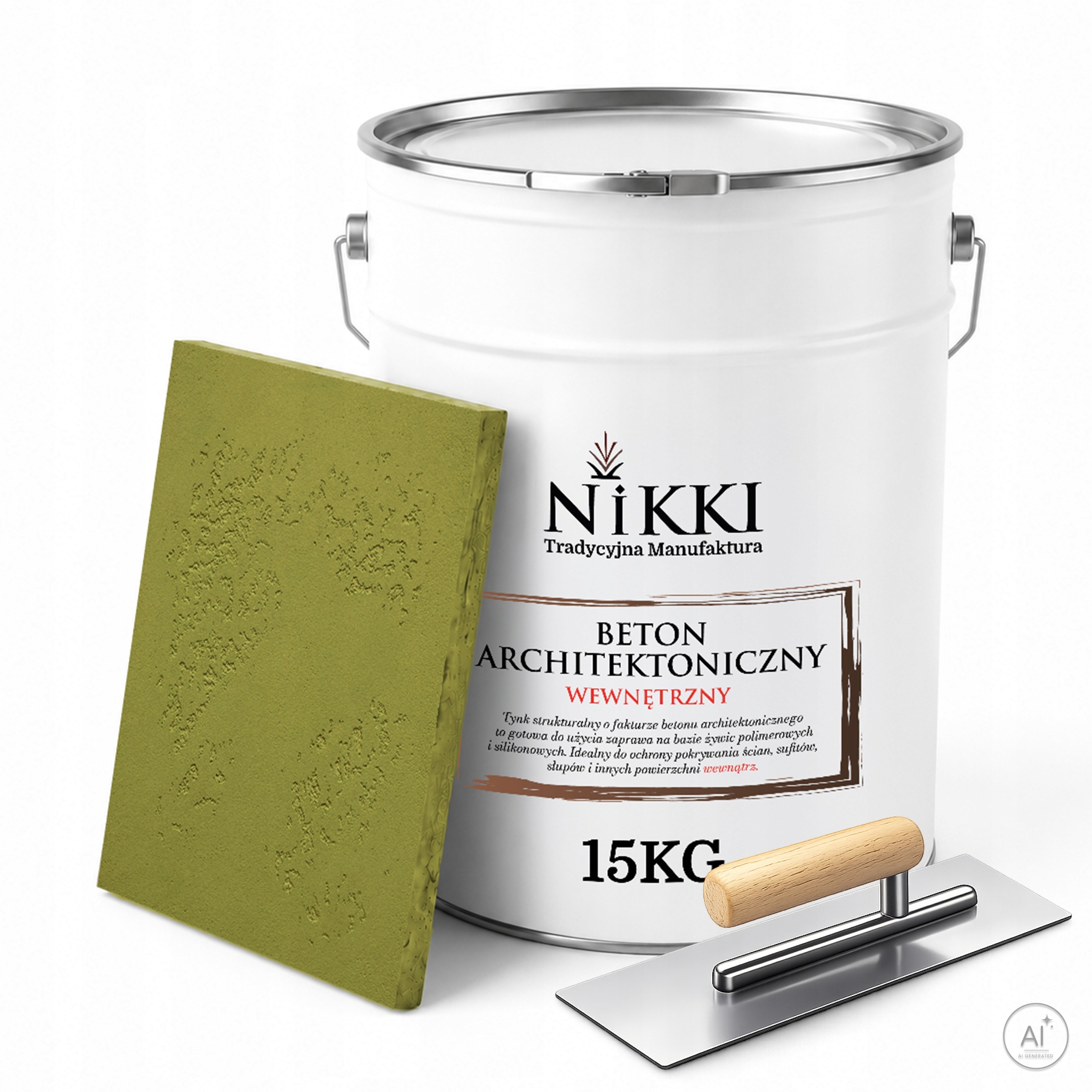 Architektonický dekoratívny betón vnútorný 15 kg hráškový H2437 stierka