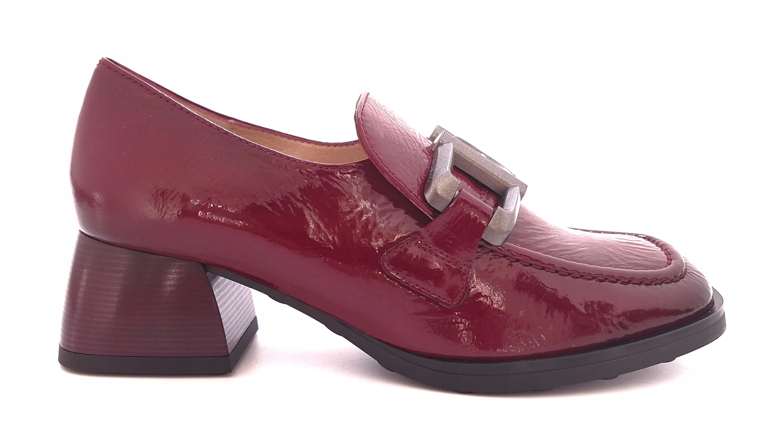 Červené dámské mokasíny na podpatku Hispanitas HI254296 r36