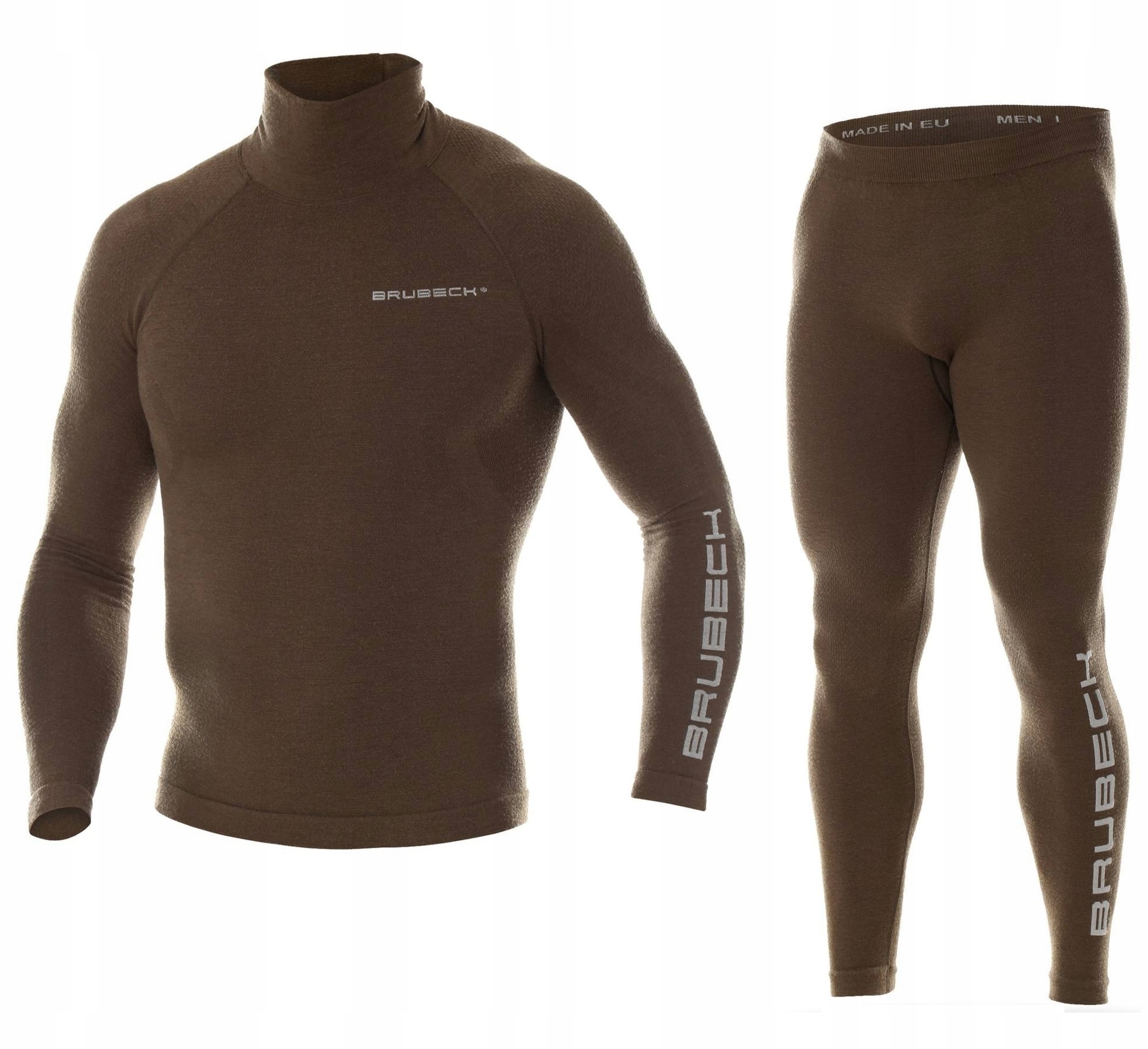 Męska Bielizna Brubeck Ranger Wool komplet khaki M