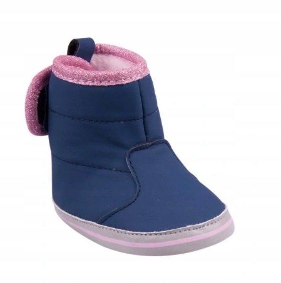 Yoclub Buciki Niechodki granatowe dla Niemowląt 0-6 R (222)