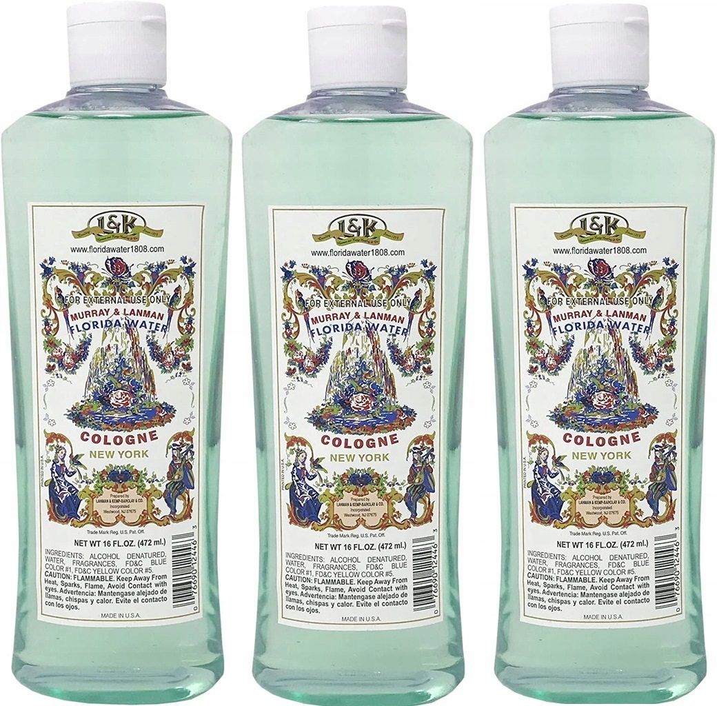 3x Sada Parfém Agua Florida (472 ml)