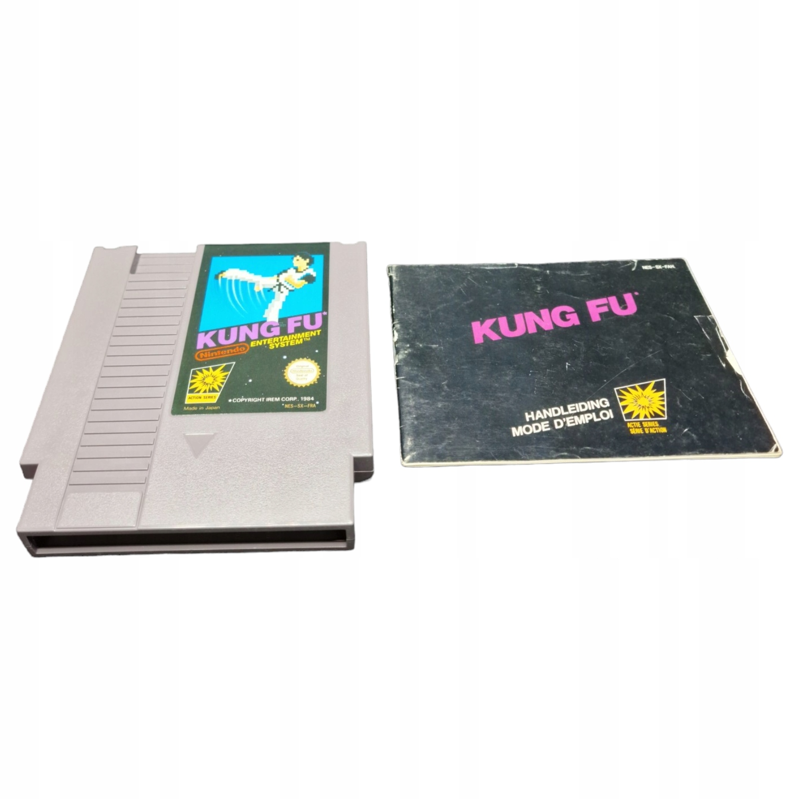 Gra Kung Fu Nintendo NES / karateka + instrukcja i dust cover #3 Platforma Nintendo NES