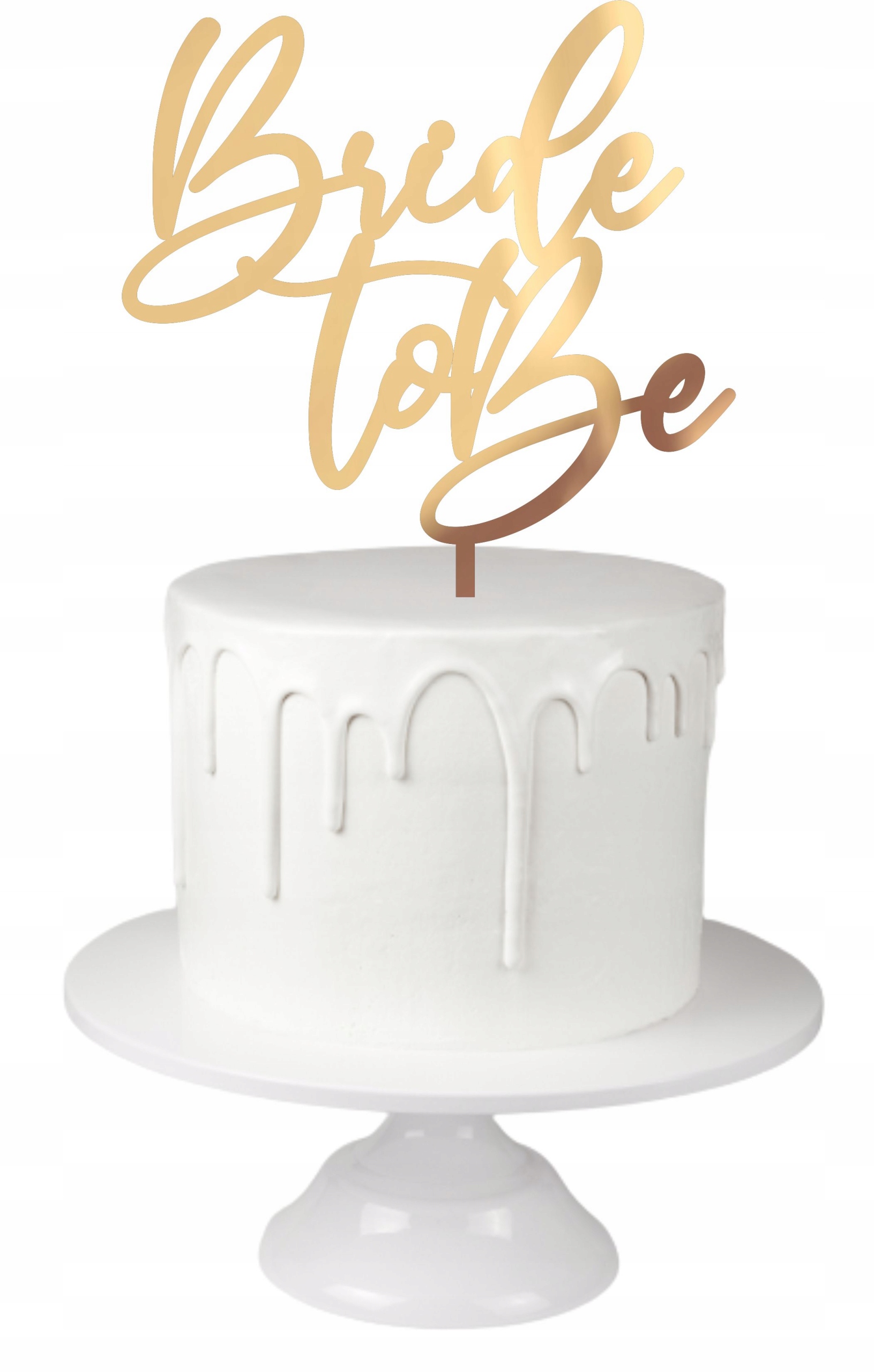 

Topper Na Tort Wieczór Panieński Bride To Be Plexi