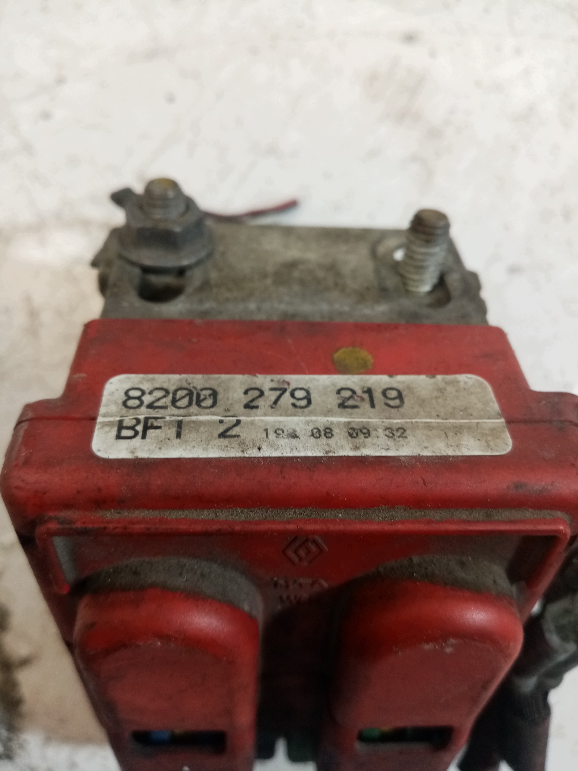 morsetto positivo RENAULT CLIO 3 8200279219