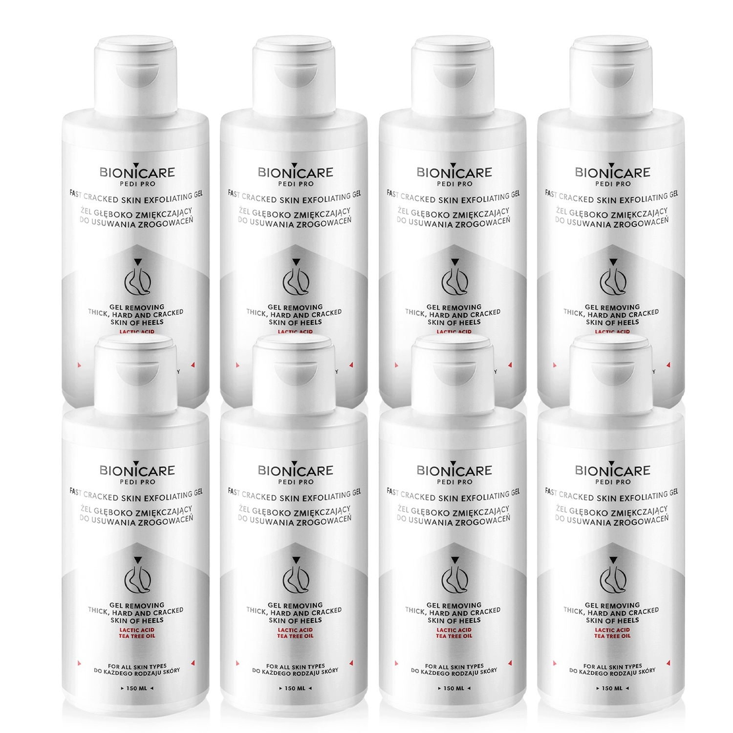 Bionicare Gel gel 150 ml 8 ks Zrohovatělé mozoly
