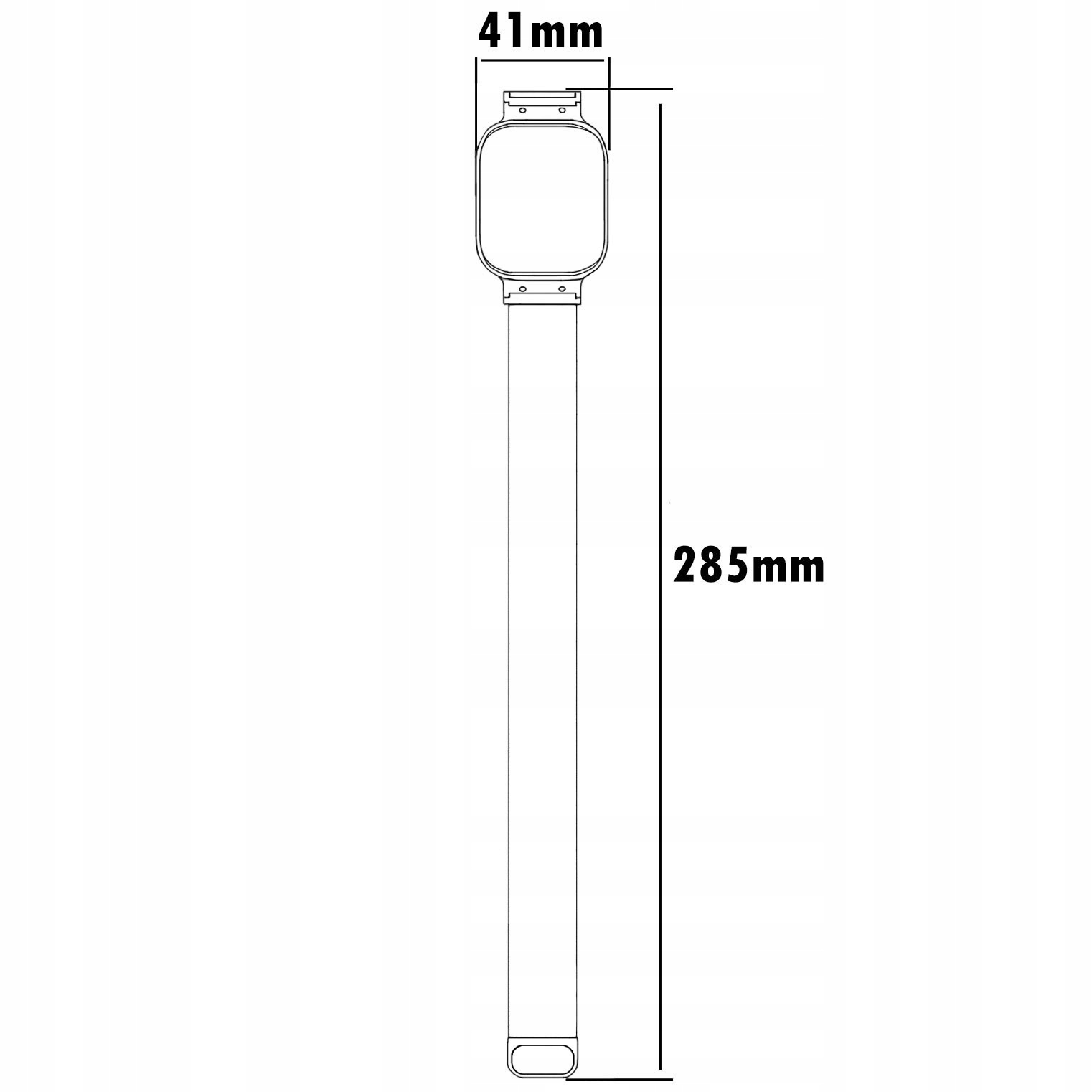 Etui z paskiem Bizon do Redmi Watch 3 Active, case Marka Bizon