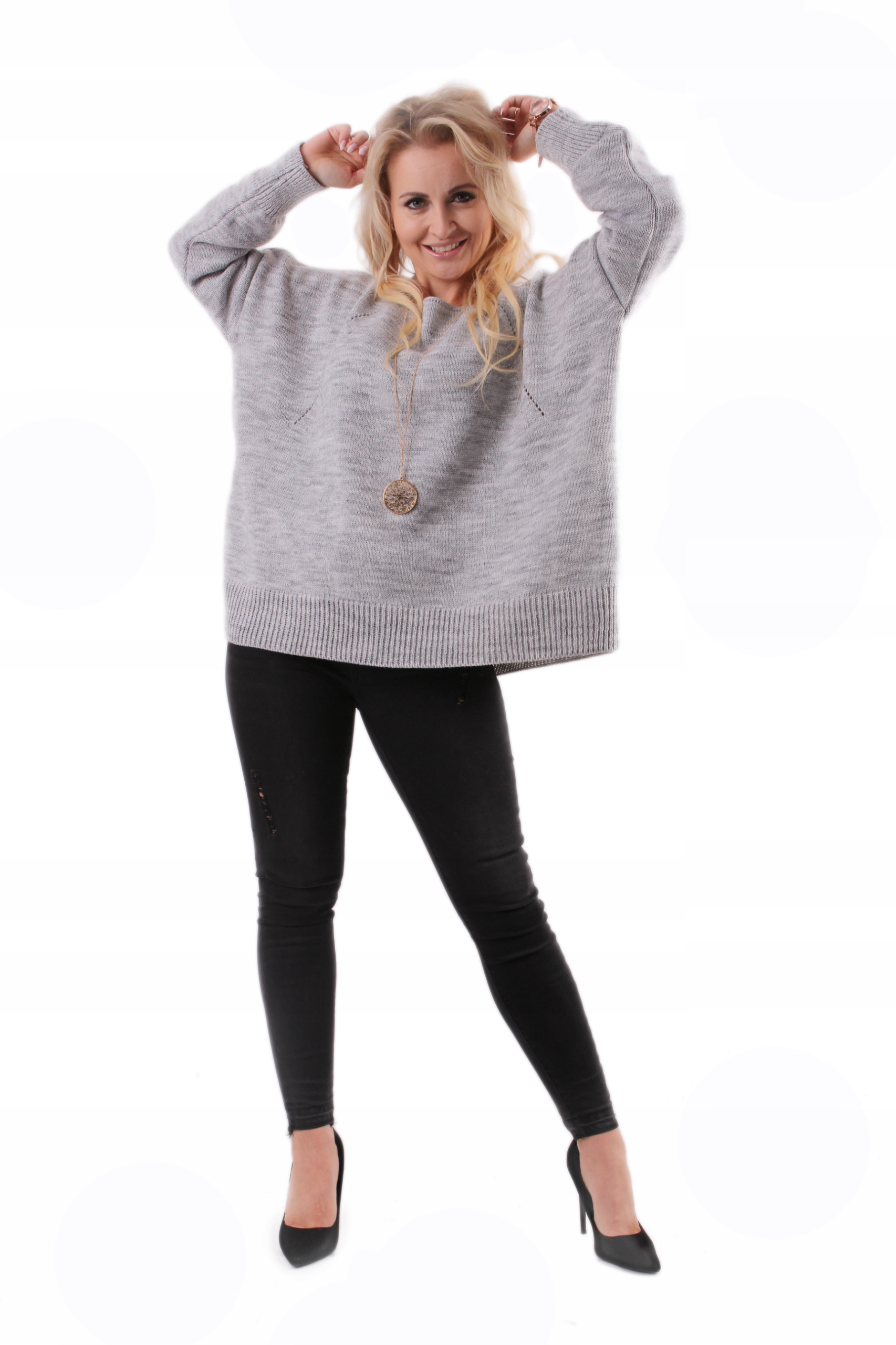 PASMANTEX APRILIA SWETER BLUZKA NARZUTKA WEŁNA Marka inna