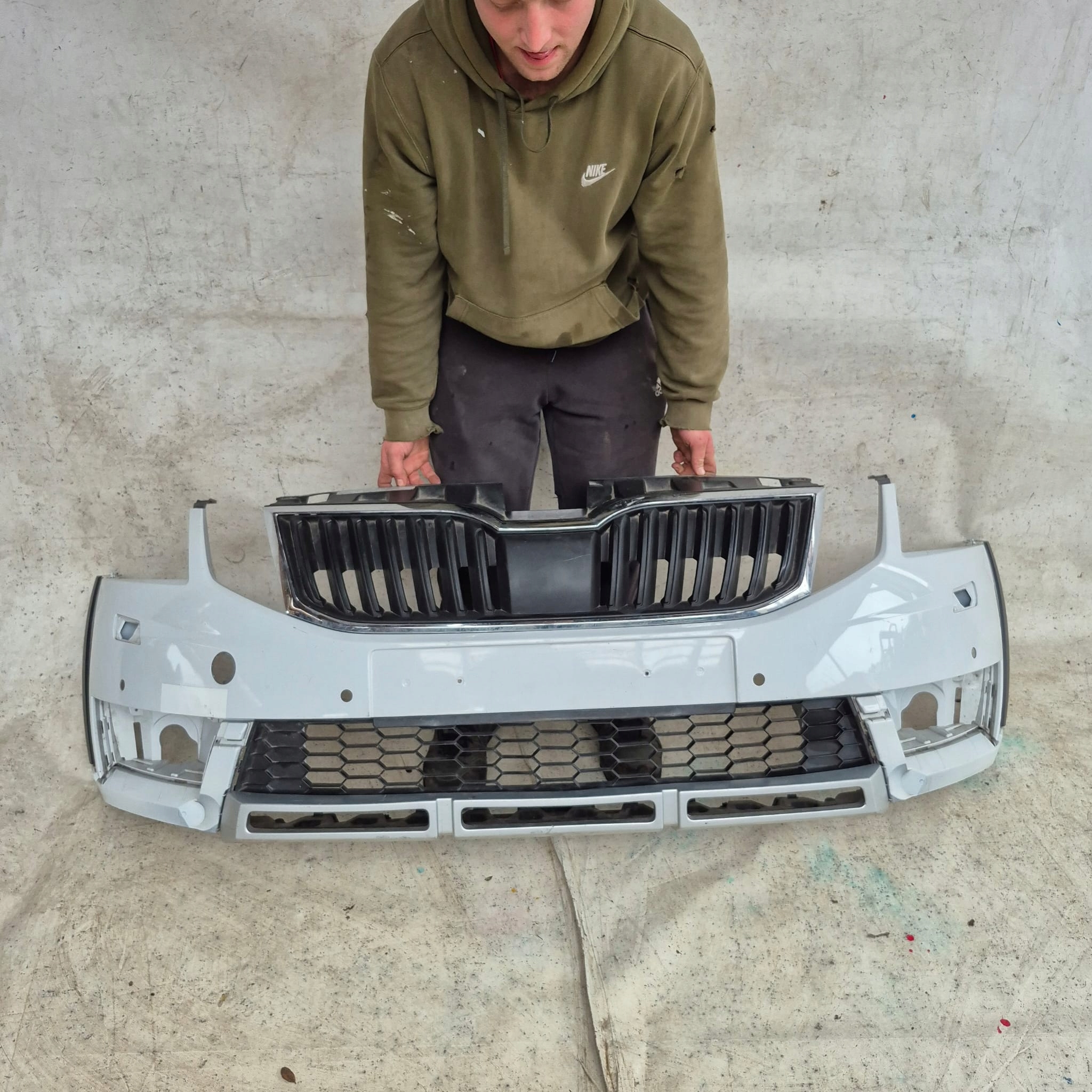 SKODA OCTAVIA III LIFT SCOUT 17- bumper front front SPR PDC