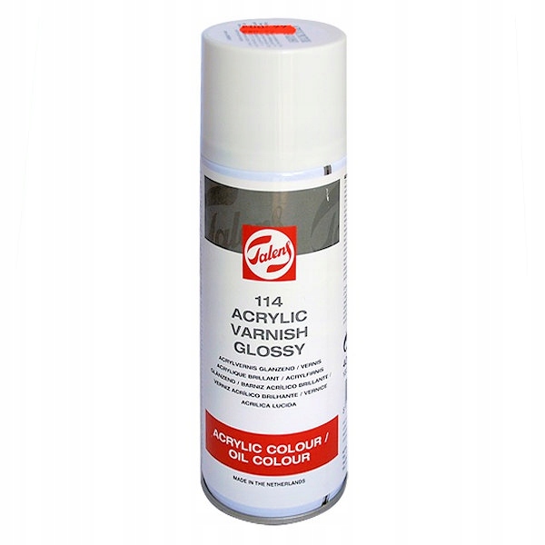 Verniks akrylový lesklý 114 v aerosolu 400 ml, Talens