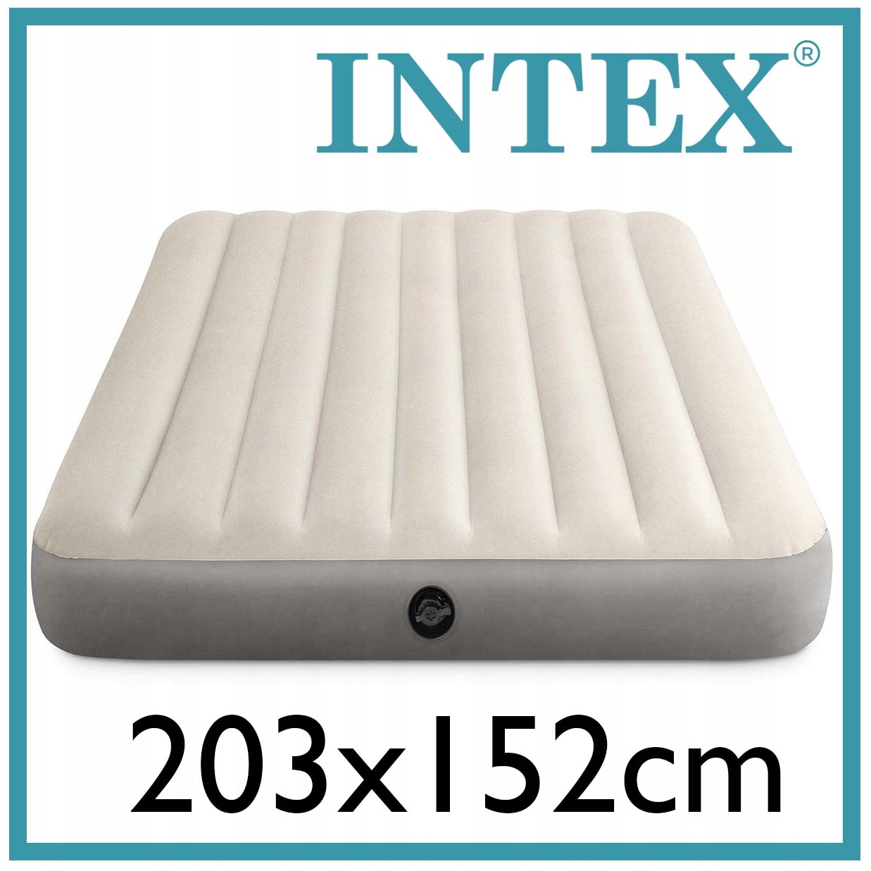 Intex 64103 Materac dmuchany dwuosobowy 203 x 152 x 25 cm