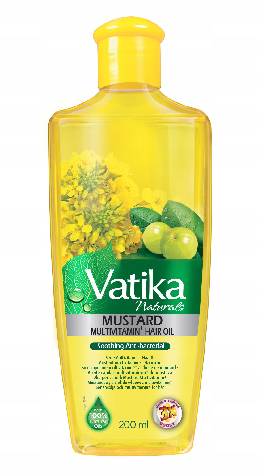 

Olejek do włosów Musztardowy (Sarson) 200ml Vatika