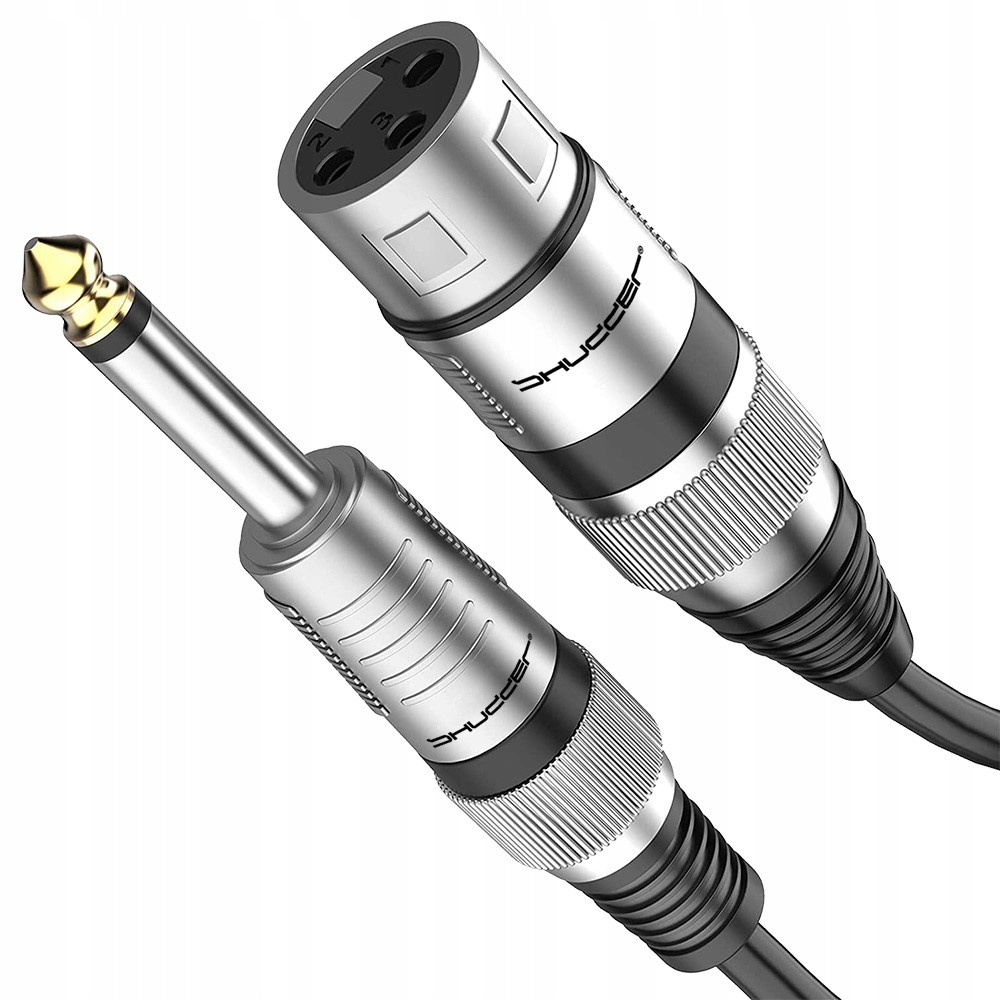 Kabel 6.3 mm mono jack 7.5 m Xlr konektor Shudder Premium