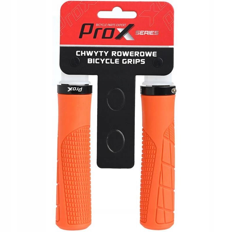 CHWYTY PROX GP-34 POMARAŃCZOWE 130MM SKRĘCANE lock-on Marka Prox