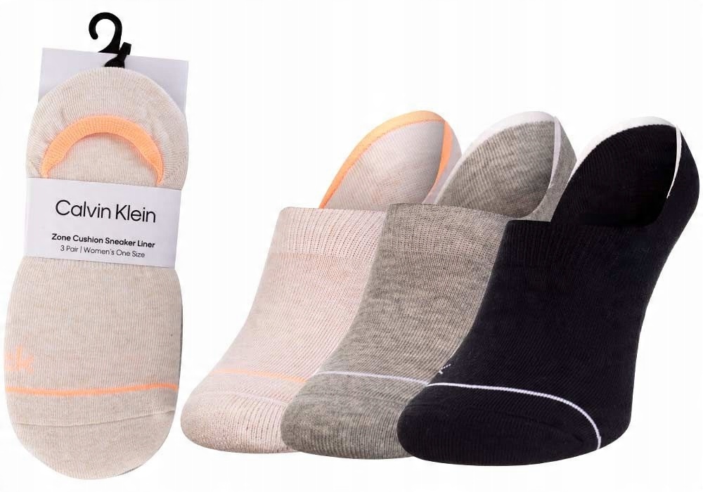 

Calvin Klein Skarpetki Damskie Stopki 3P r.37-41