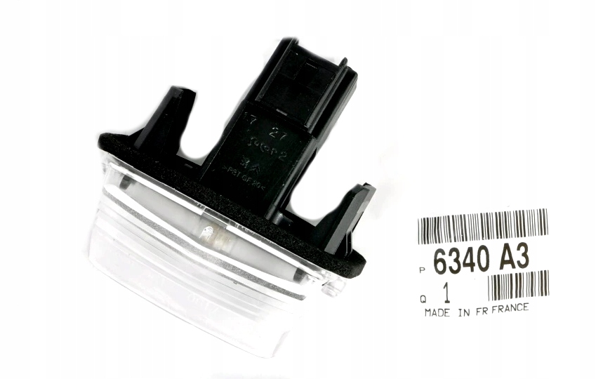 LAMPKA TABLICY PEUGEOT 206 207 306 307 ORYGINAŁ