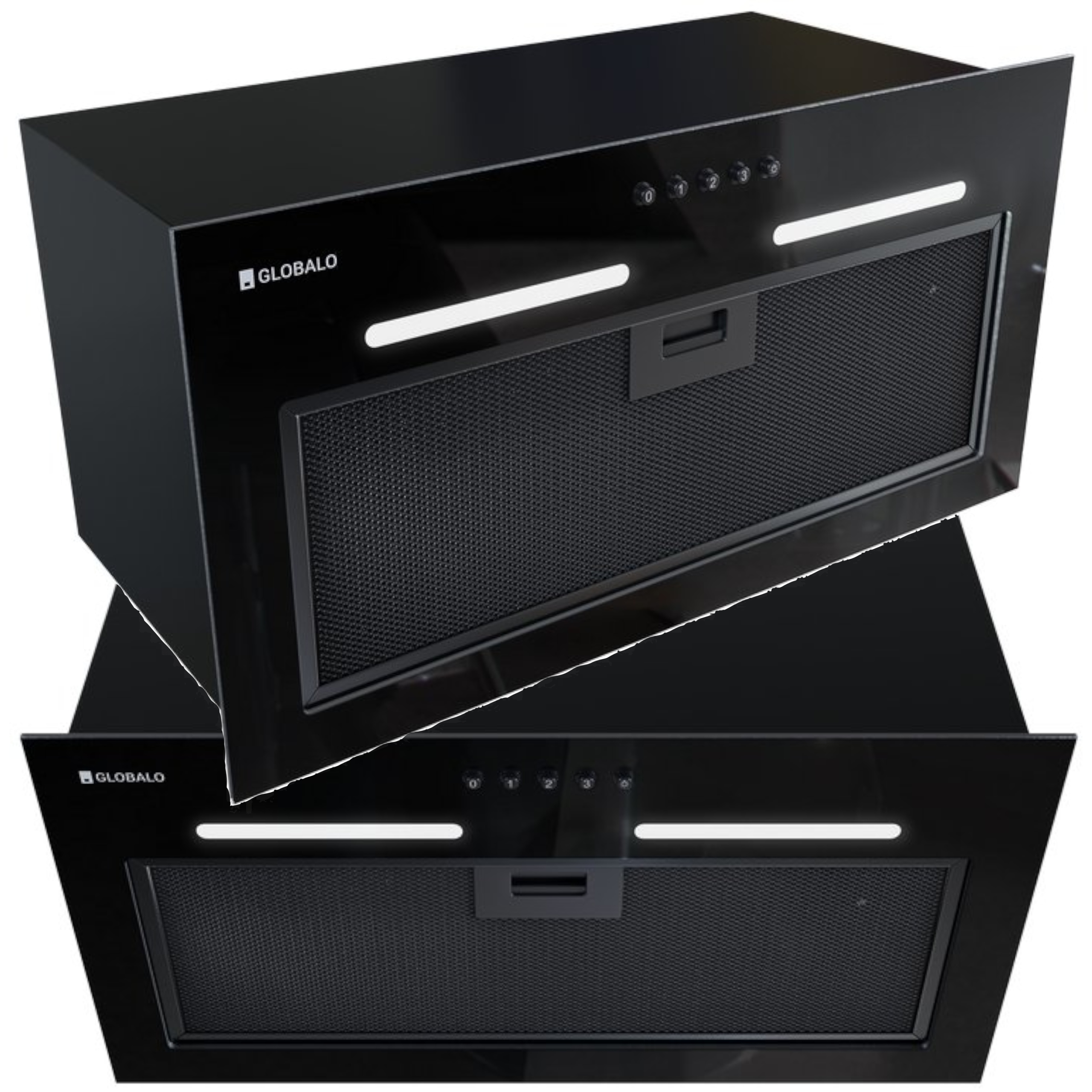 Globalo Okap podszafkowy 55cm Orivio 60.1 black 645 m3/h