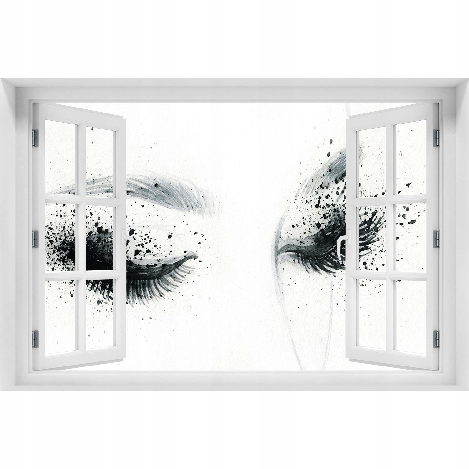 

Fotoobraz Naklejka 3D Okno Makijaż 150x100