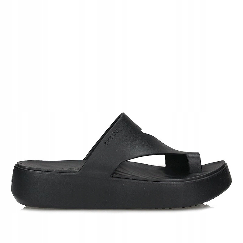 Nazouváky pantofle Crocs Getaway Platform Toe Loop 210834-001 černé