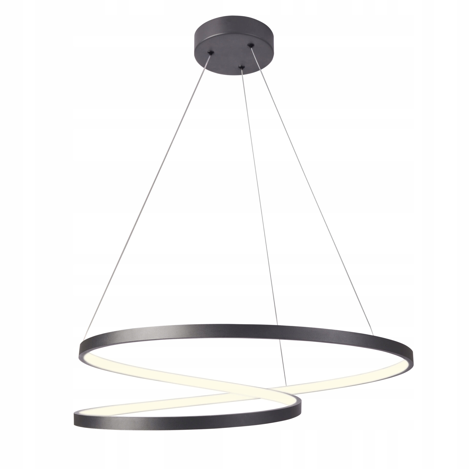 Lampa stropná závesná 52W 4900lm 4000K neutrálna čierna Zefira Sanico