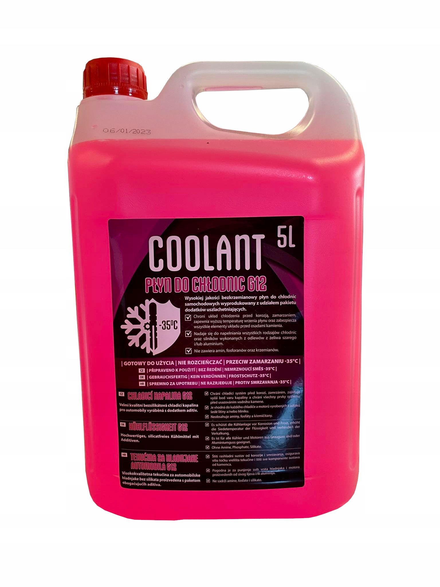 

Różowy Płyn Do Chłodnic G12 5L Coolant