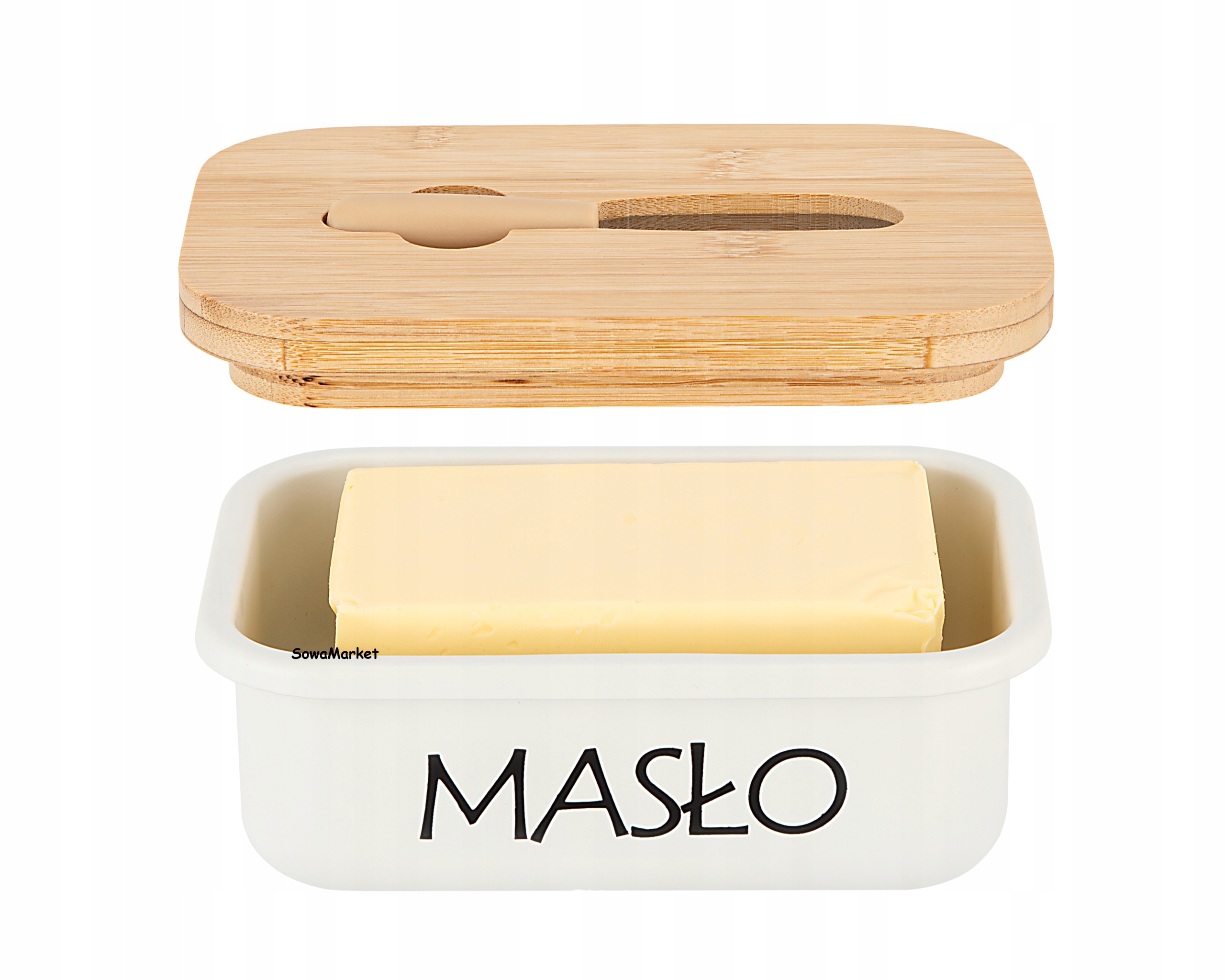 Maselniczka Elitehoff Premium stal nierdzewna biały