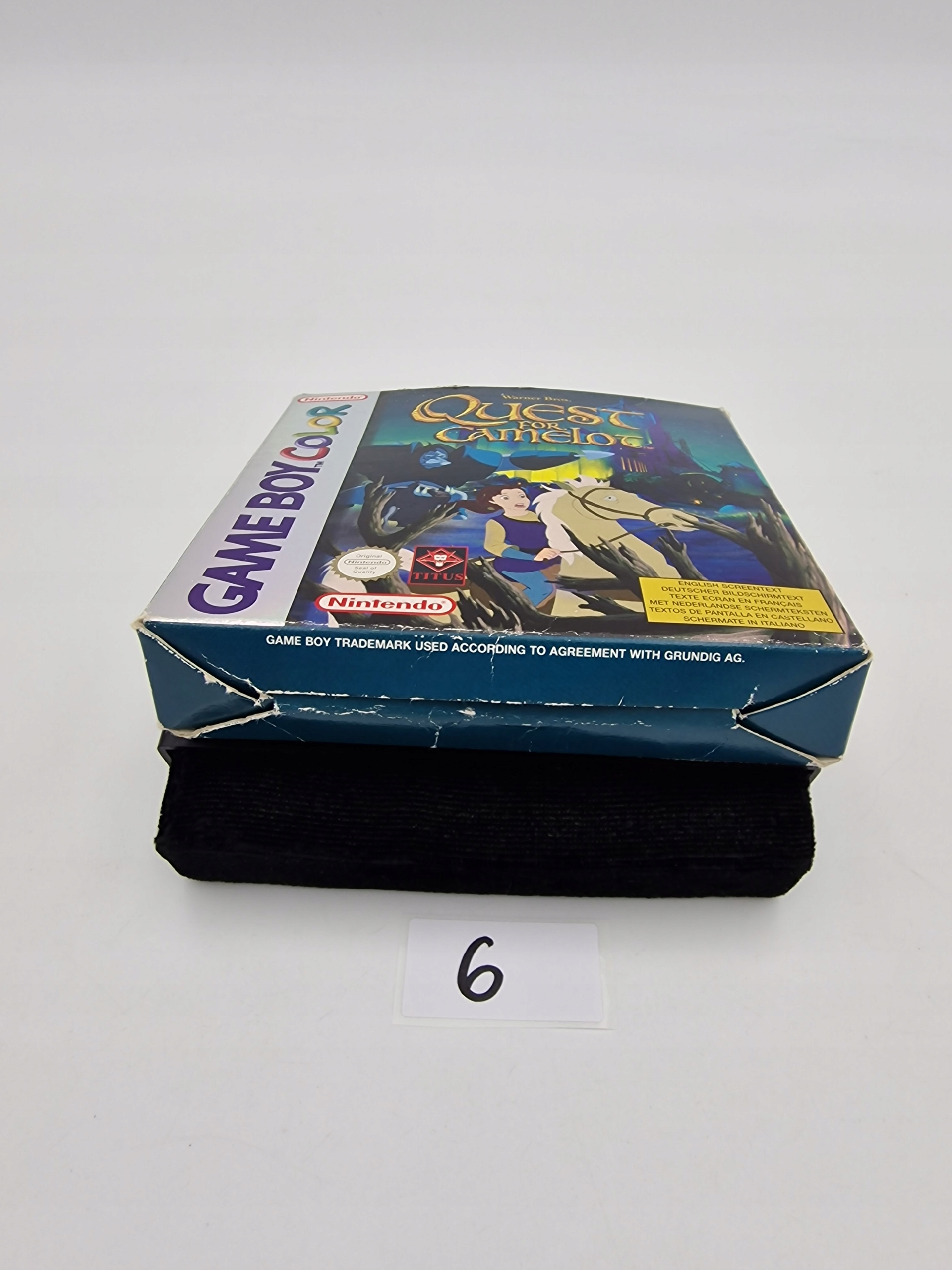 GAME BOY COLOR QUEST FOR CAMELOT ORYGINAŁ Tytuł Quest for Camelot