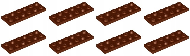 

Lego 3795 Płytka 2x6 brązowa Nowa (15g) 8 szt.