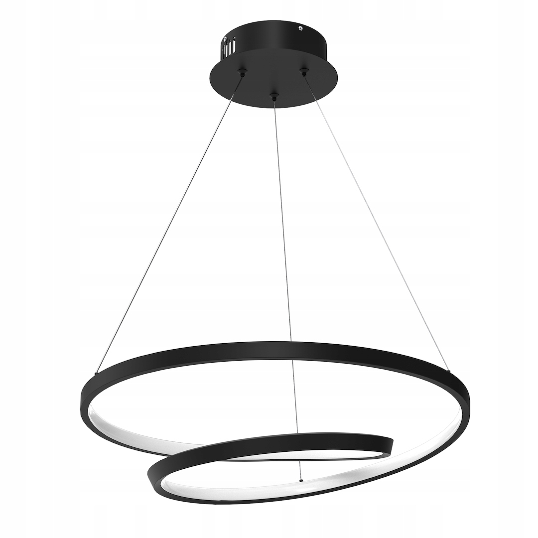 Závěsná lampa Lucero Black 48W Led