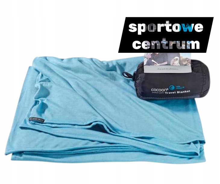 Cestovní Deka Cocoon Coolmax Travel 180 X 140 CM Světle Modrá