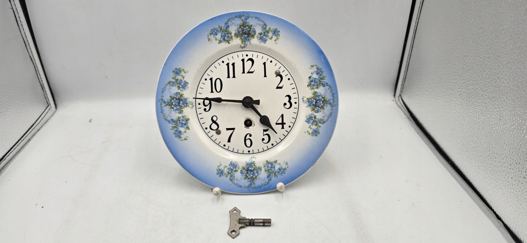 ORYGINALNY CERAMICZNY ZEGAR ŚCIENNY H.A.U. VINTAGE
