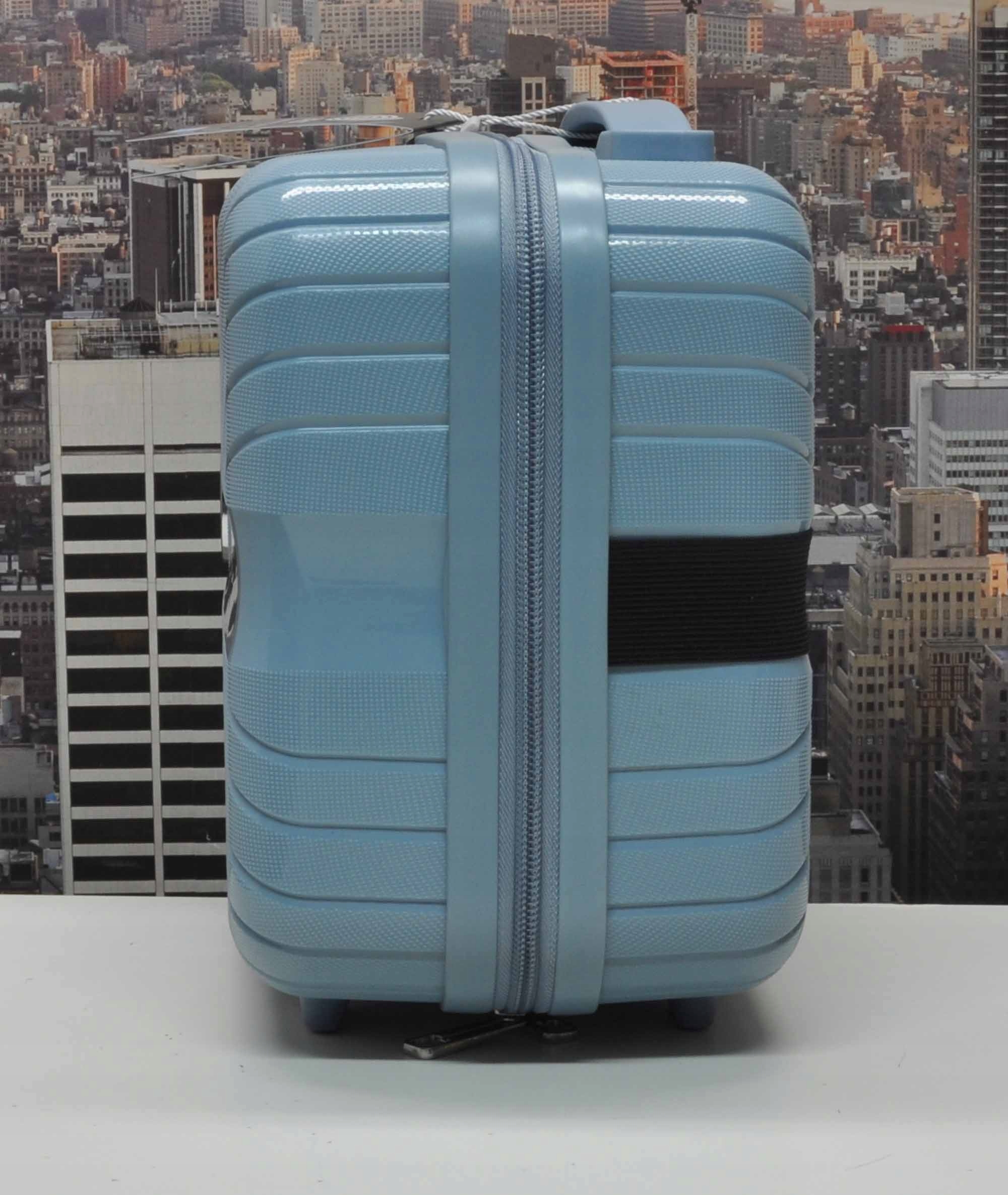 ZEST PP01 LIGHT BLUE TWARDA WALIZKA/KOSMETYCZKA R.14 CALI Model PP01