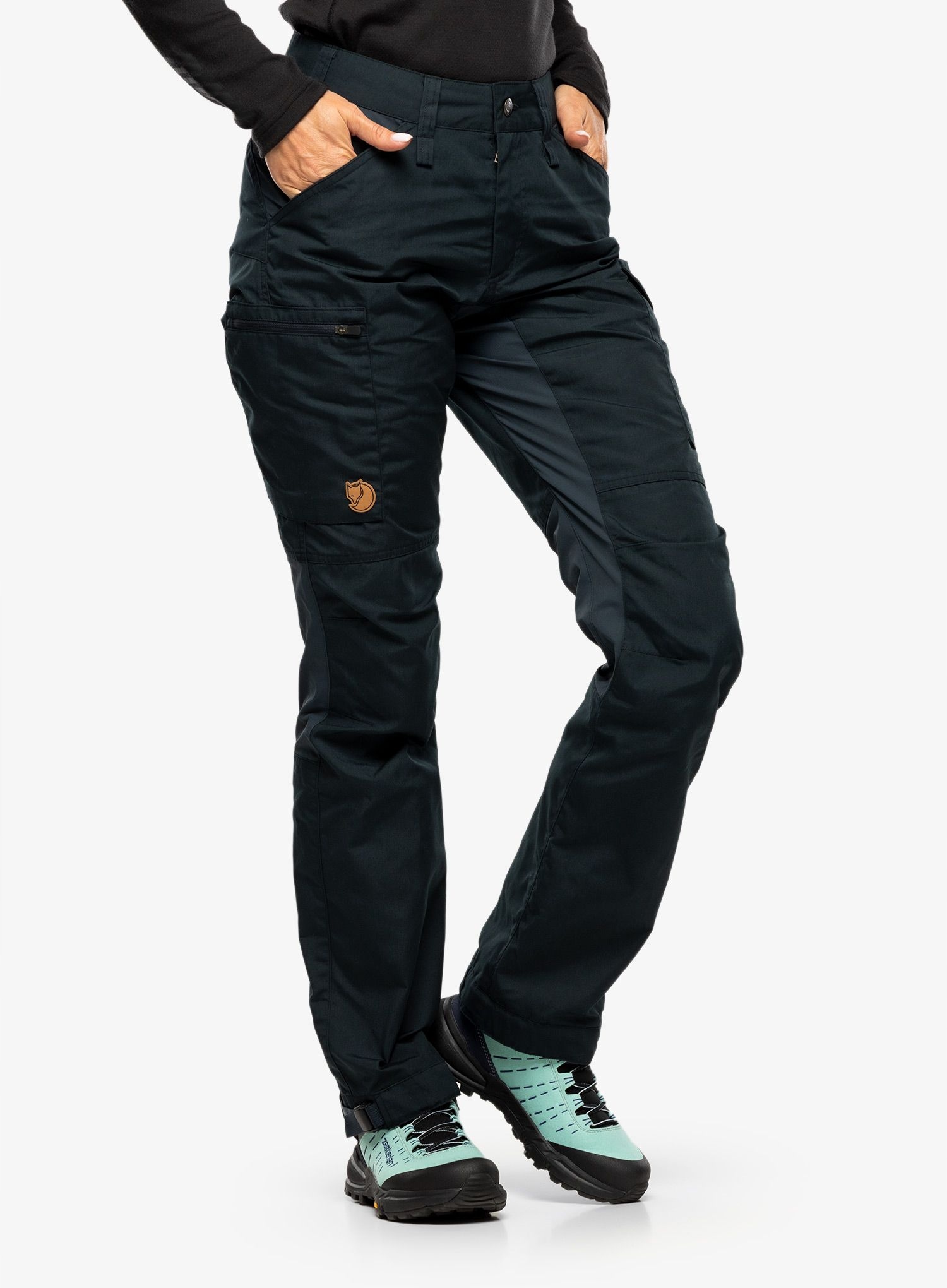 Dámské kalhoty Fjallraven Kaipak Trousers Curved tmavě modré 38 (M)
