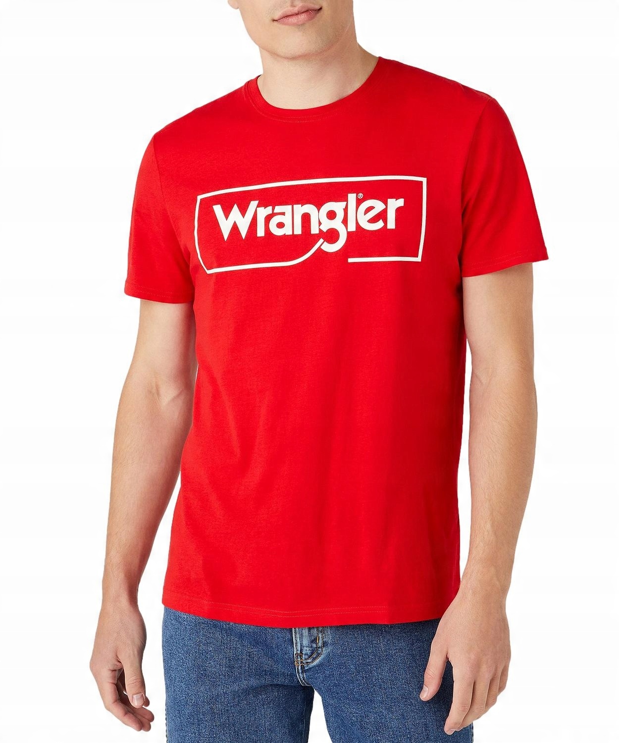 

T-shirt Wrangler Frame Logo Tee W7H3D3XWO Red XL