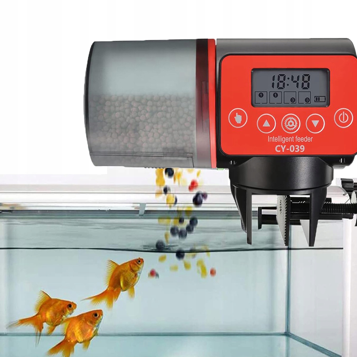 Levně Krmítko Pro Ryby Automatický Podavač Do Akvária